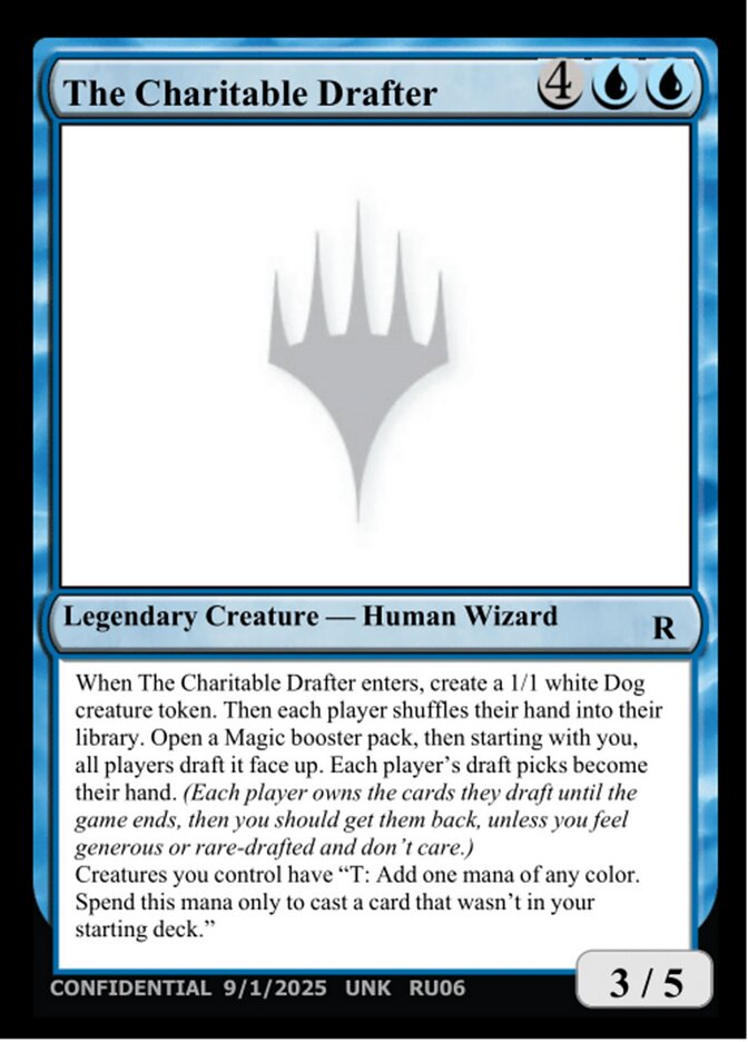 The Charitable Drafter — Unknown Event RU06/512