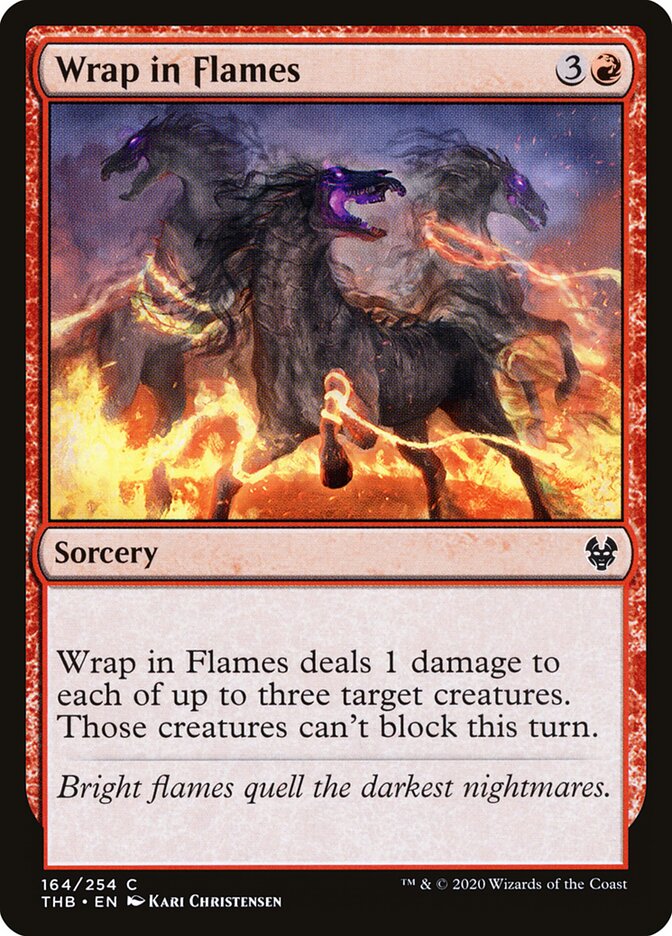 Wrap in Flames — Theros Beyond Death 164/358