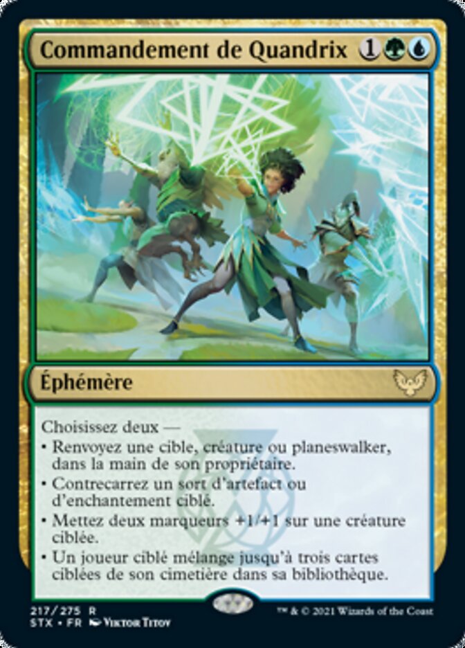 Commandement de Quandrix — Strixhaven: School of Mages 217/393