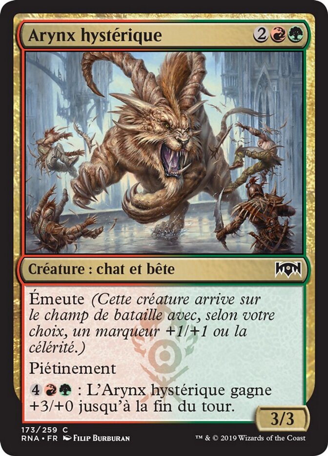Arynx hystérique — Ravnica Allegiance 173/273