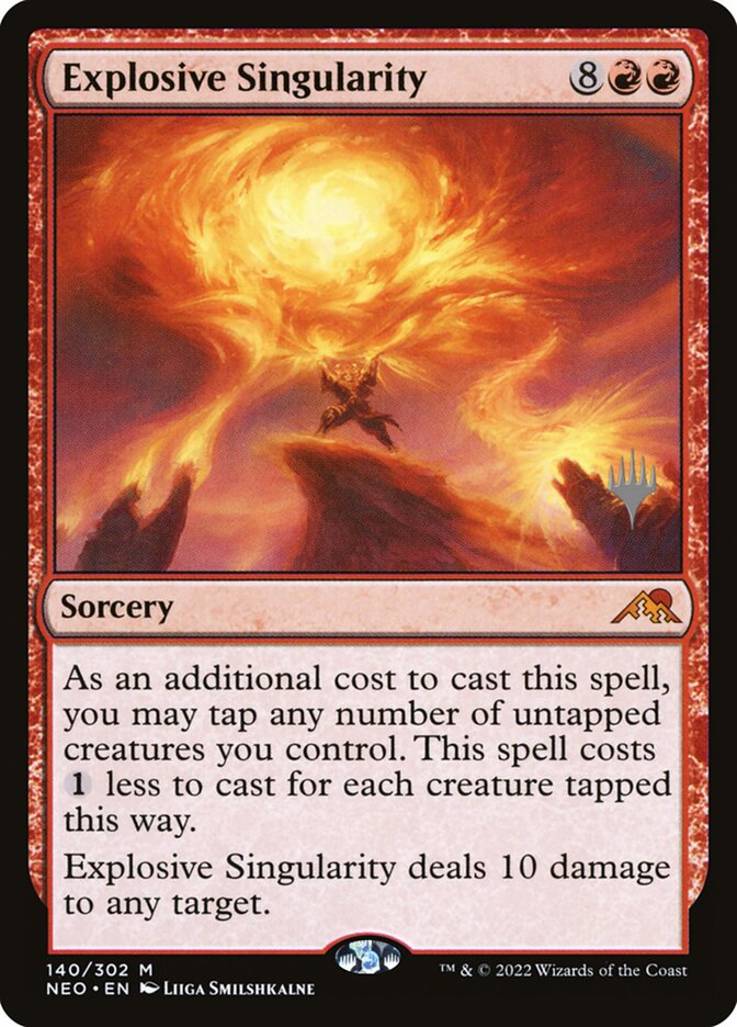 Explosive Singularity — Kamigawa: Neon Dynasty Promos 140p/148