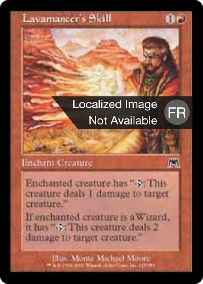 Art du lavamancien — Onslaught 215/350