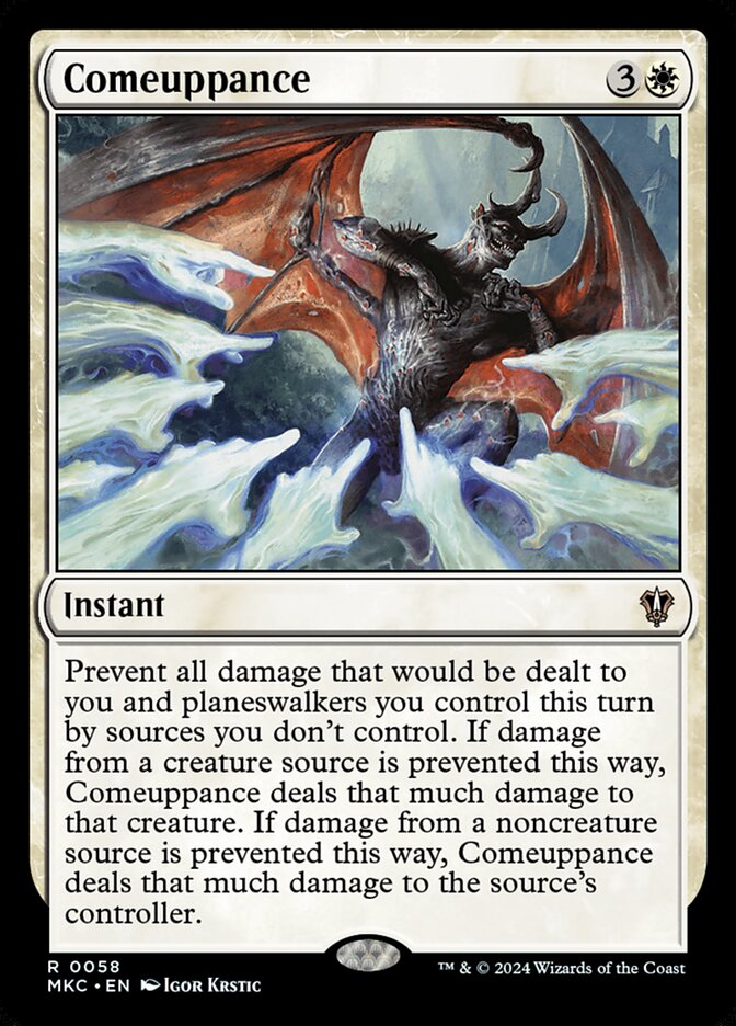 Comeuppance — Murders at Karlov Manor Commander 58/358