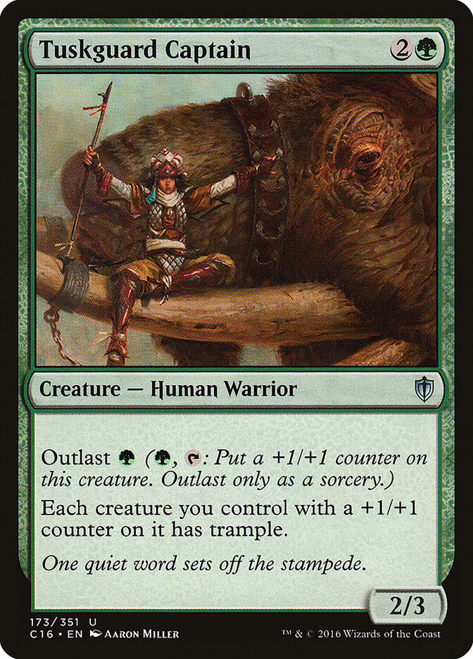 Tuskguard Captain — Commander 2016 173/351