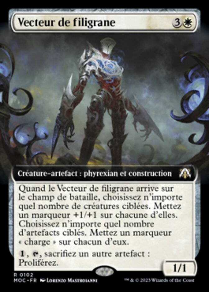 Vecteur de filigrane — March of the Machine Commander 102/450