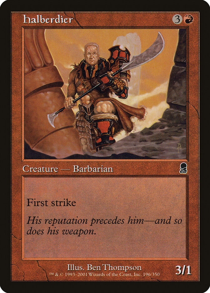 Halberdier — Odyssey 196/350