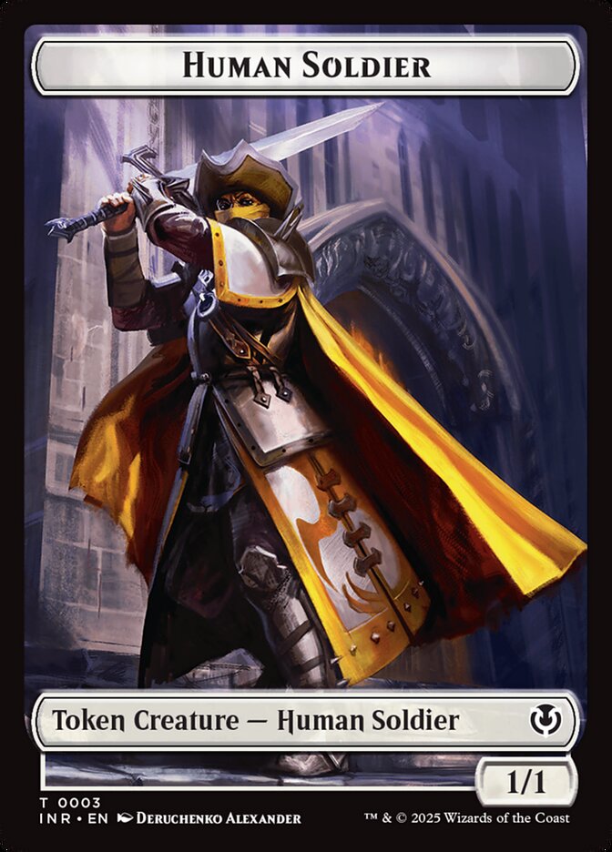 Human Soldier — Innistrad Remastered Tokens 3/27