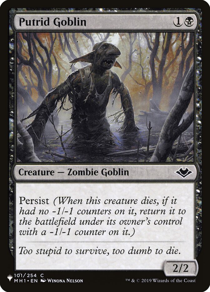 Putrid Goblin — The List MH1-101/5581