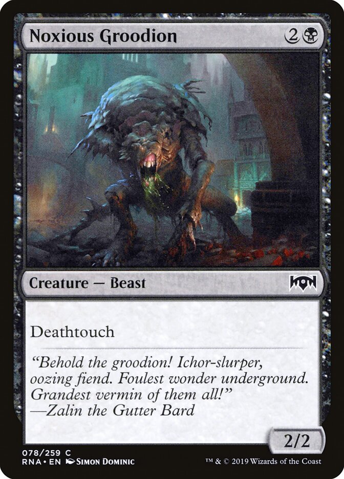Noxious Groodion — Ravnica Allegiance 78/273