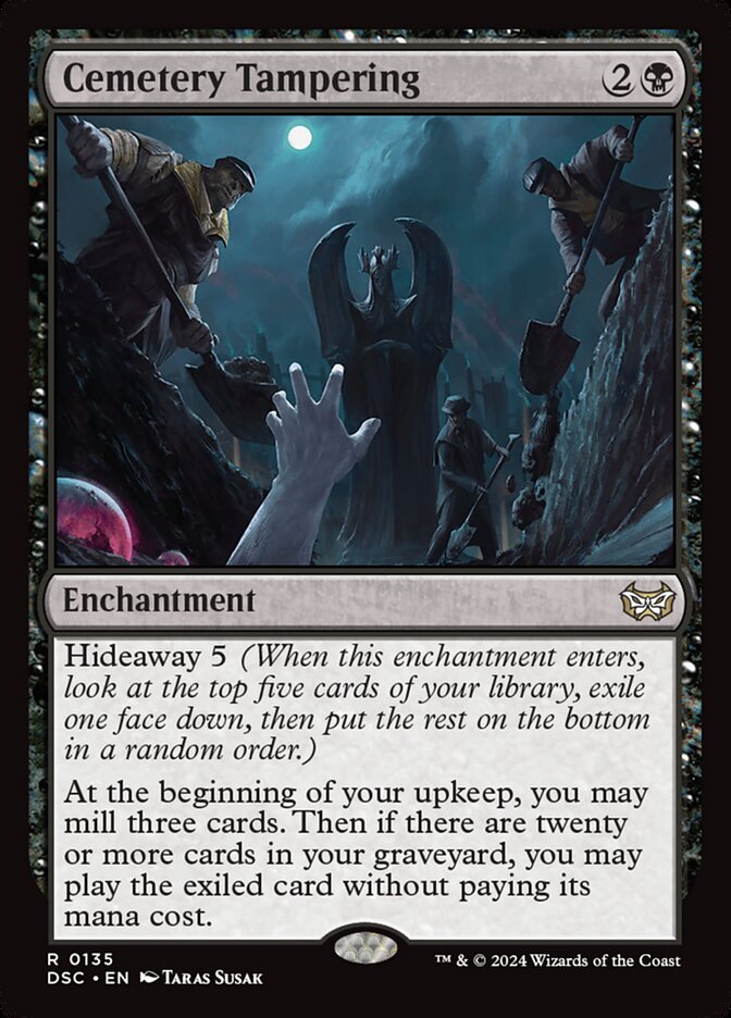 Cemetery Tampering — Duskmourn: House of Horror Commander 135/373