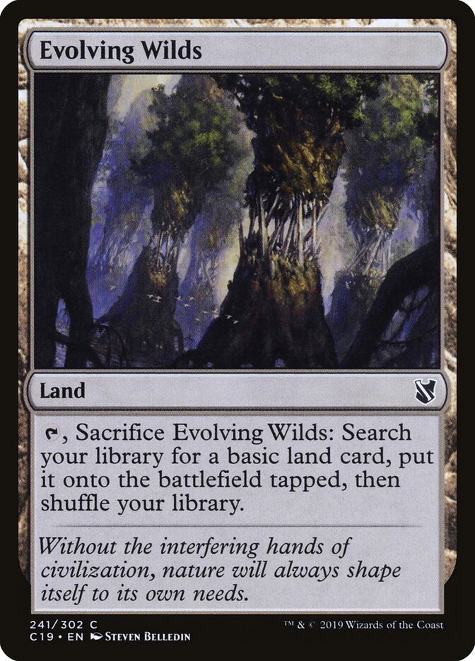 Evolving Wilds — Commander 2019 241/302