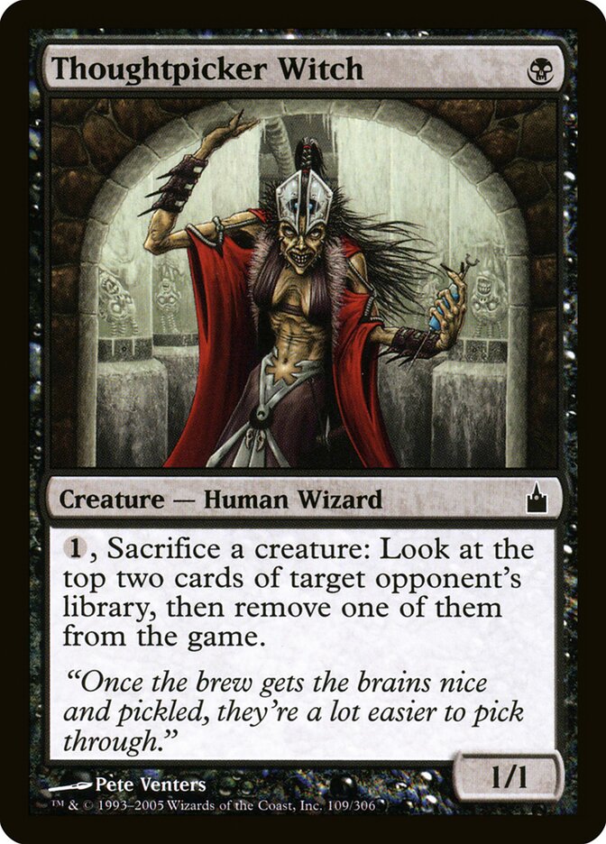 Thoughtpicker Witch — Ravnica: City of Guilds 109/306