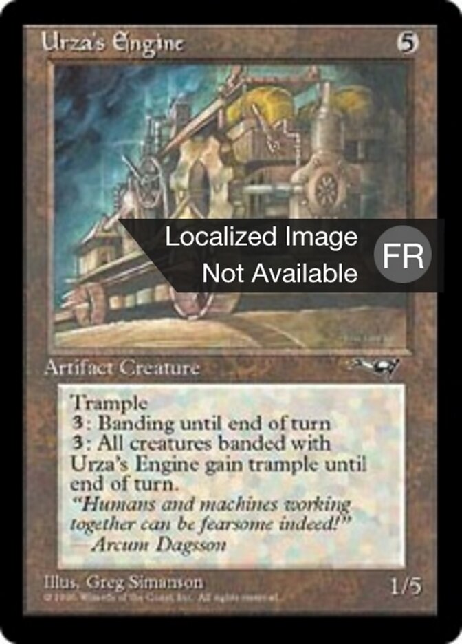 Locomotive d'Urza — Alliances 135/199