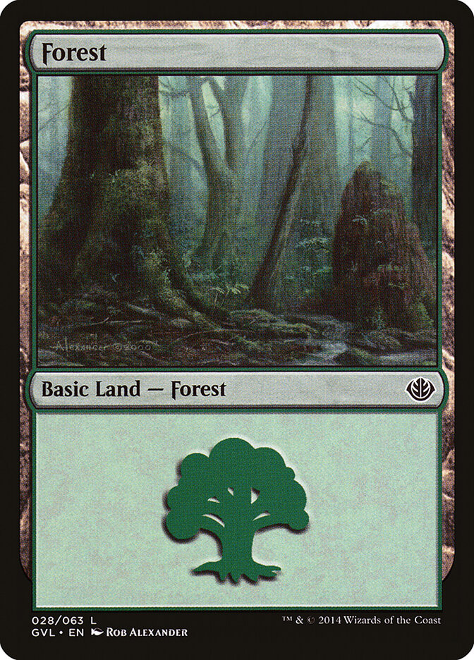 Forest — Duel Decks Anthology: Garruk vs. Liliana 28/63