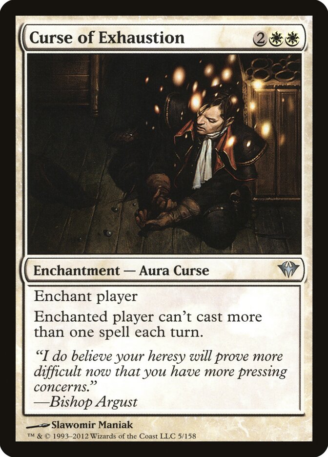 Curse of Exhaustion — Dark Ascension 5/158