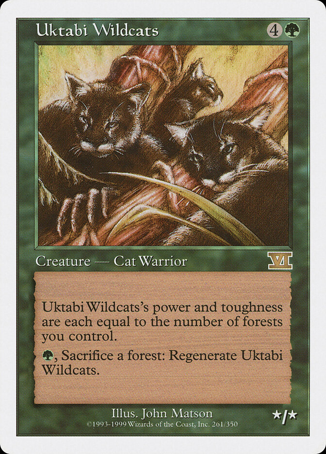 Uktabi Wildcats — Classic Sixth Edition 261/351