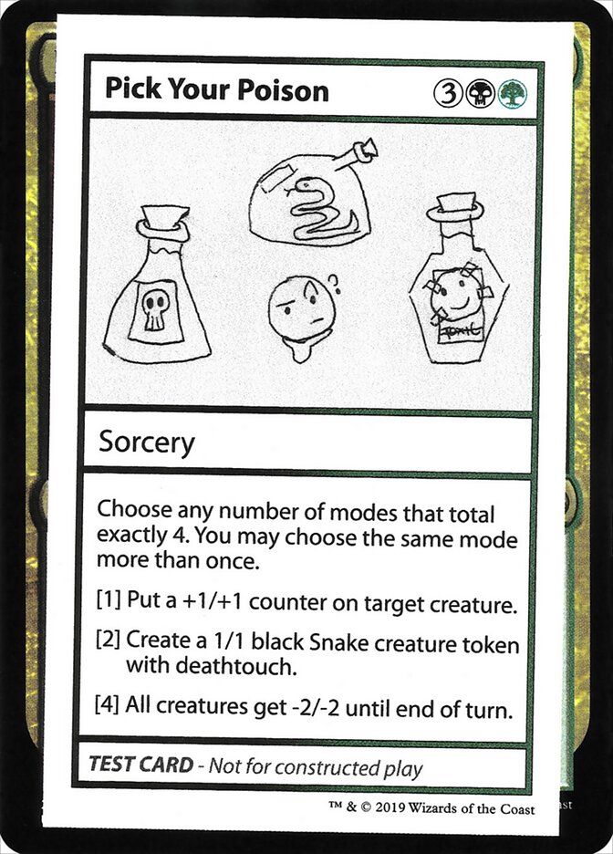 Pick Your Poison — Mystery Booster Playtest Cards 2021 97/121