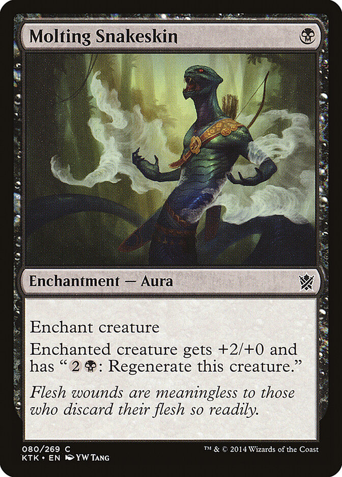 Molting Snakeskin — Khans of Tarkir 80/293