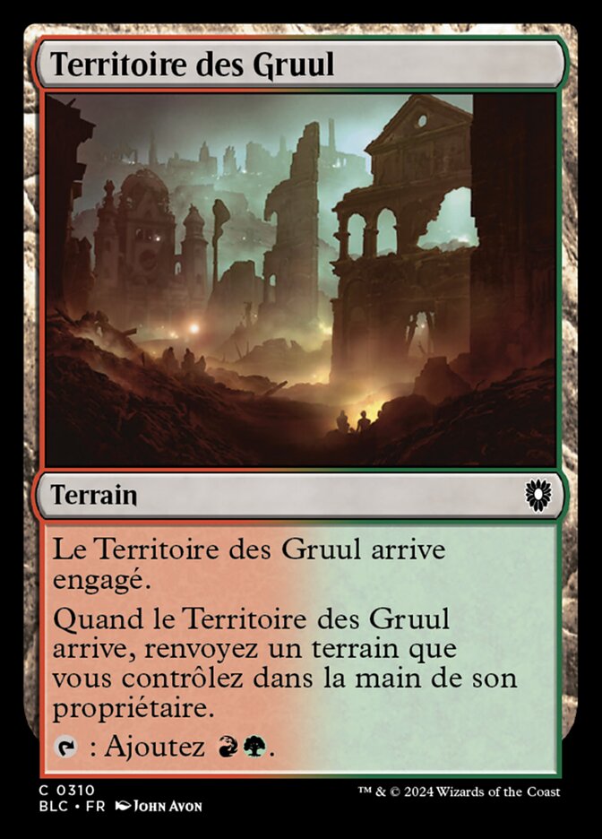 Territoire des Gruul — Bloomburrow Commander 310/356