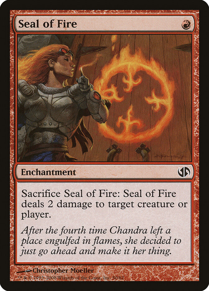 Seal of Fire — Duel Decks: Jace vs. Chandra 50/64