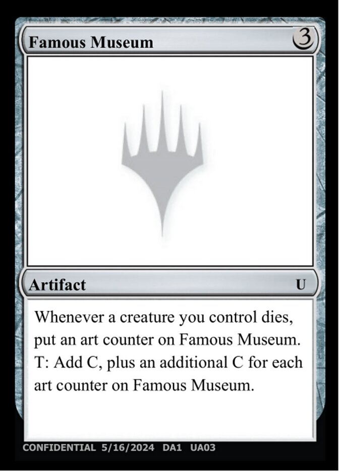 Famous Museum — Unknown Event UA03b/512