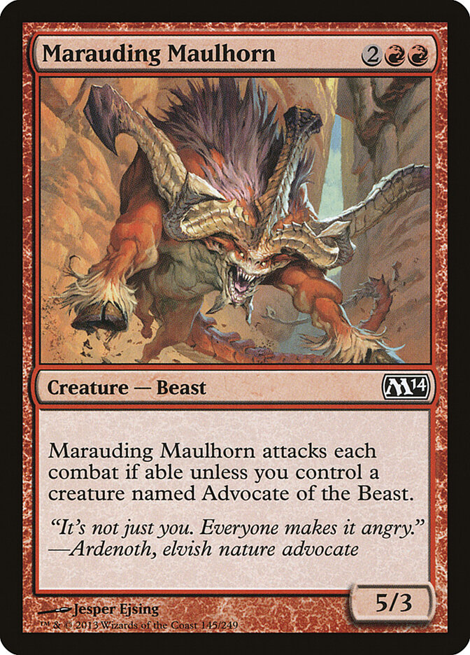 Marauding Maulhorn — Magic 2014 145/249