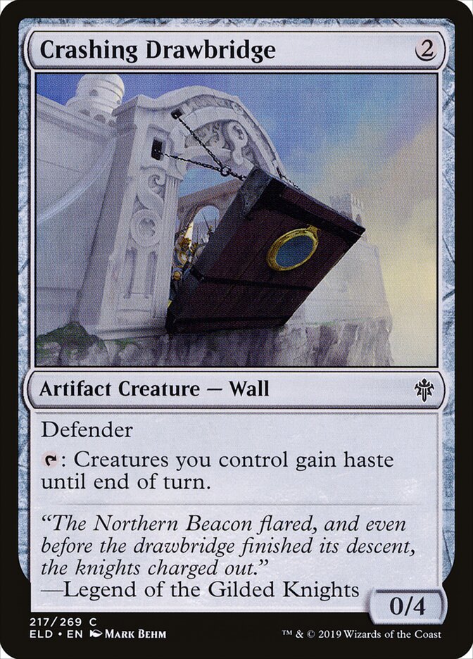 Crashing Drawbridge — Throne of Eldraine 217/398