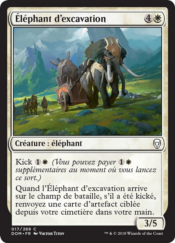 Éléphant d'excavation — Dominaria 17/280