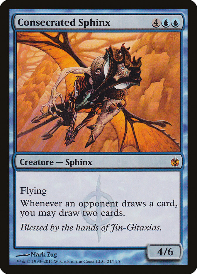 Consecrated Sphinx — Mirrodin Besieged 21/155