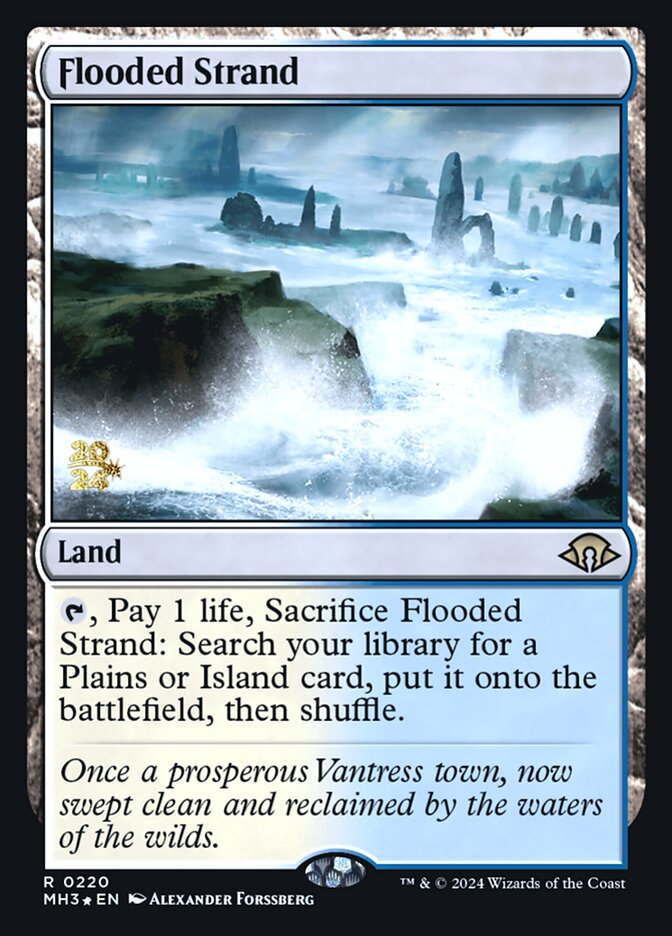 Flooded Strand — Modern Horizons 3 Promos 220s/92