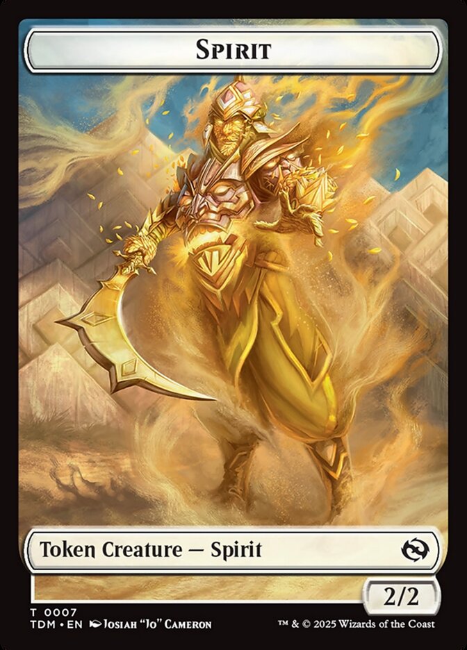 Spirit — Tarkir: Dragonstorm Tokens 7/16