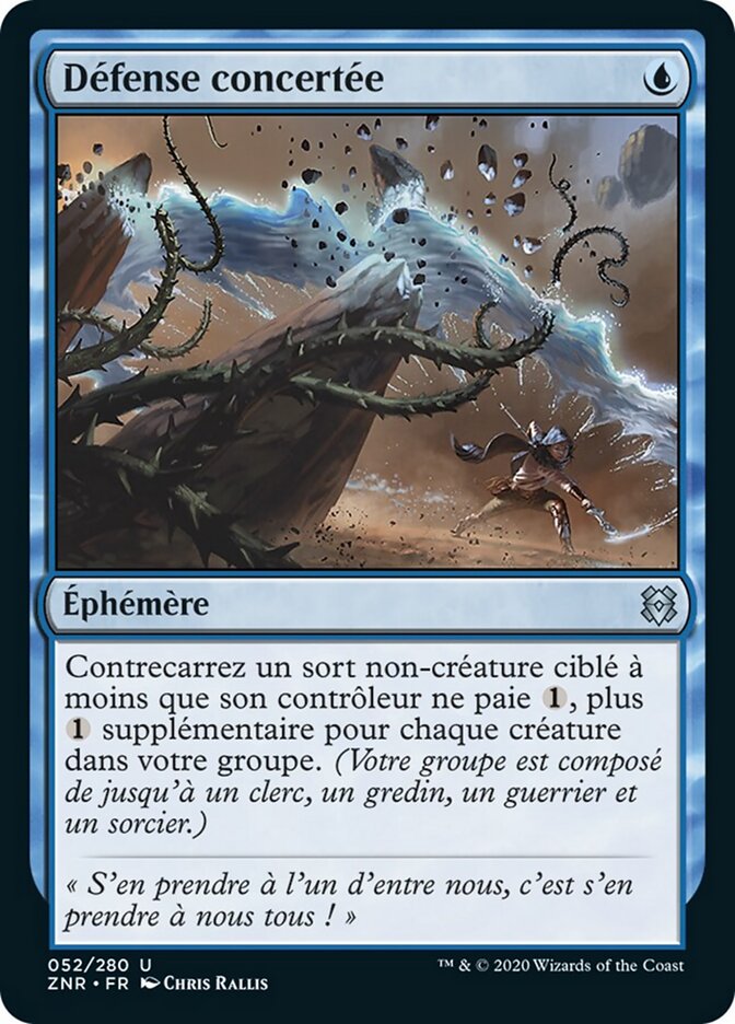 Défense concertée — Zendikar Rising 52/406