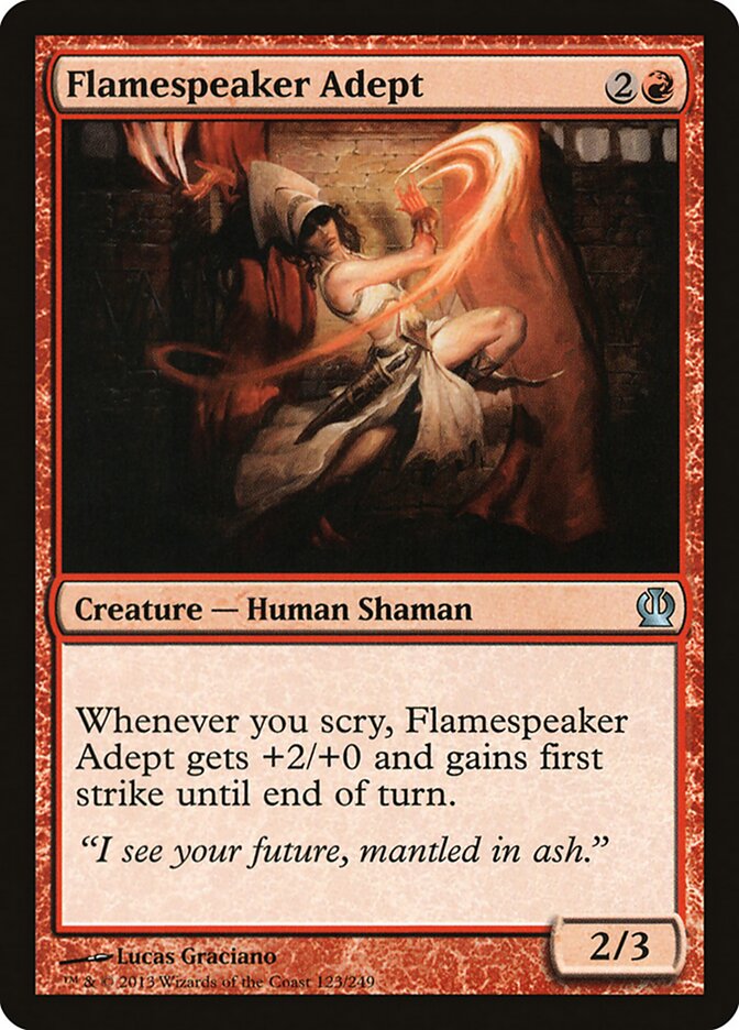 Flamespeaker Adept — Theros 123/249