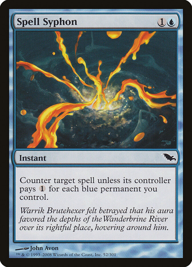 Spell Syphon — Shadowmoor 52/302