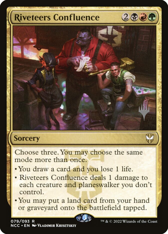 Riveteers Confluence — New Capenna Commander Promos 79p/75