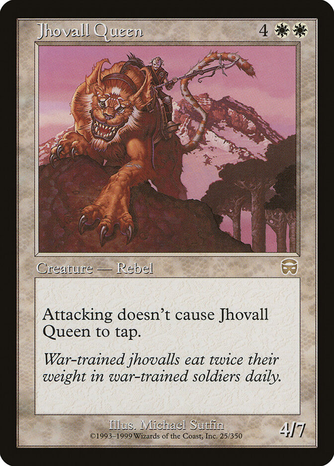 Jhovall Queen — Mercadian Masques 25/350