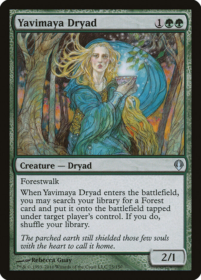 Yavimaya Dryad — Archenemy 75/150