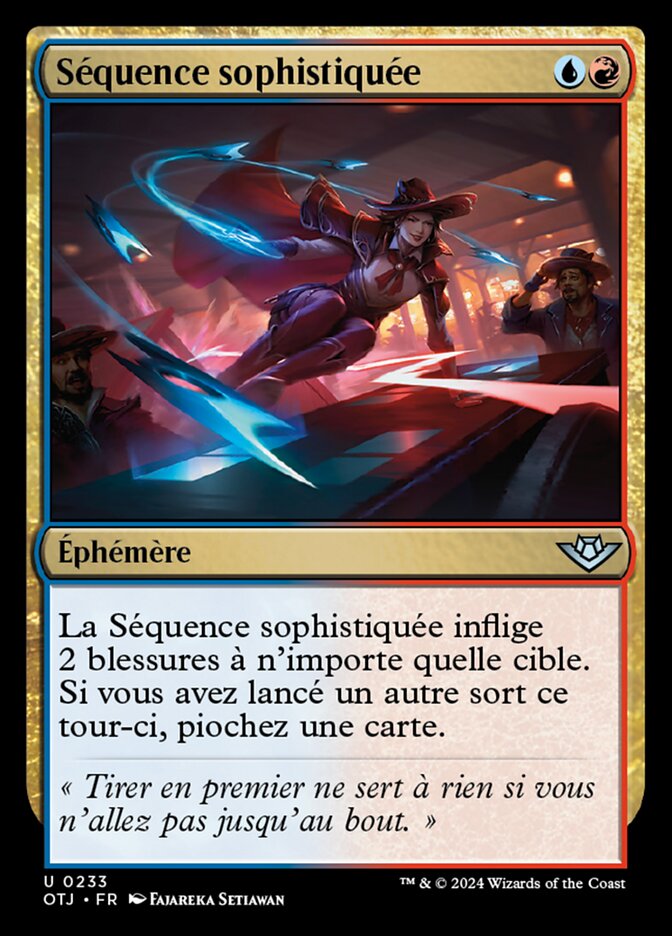 Séquence sophistiquée — Outlaws of Thunder Junction 233/374