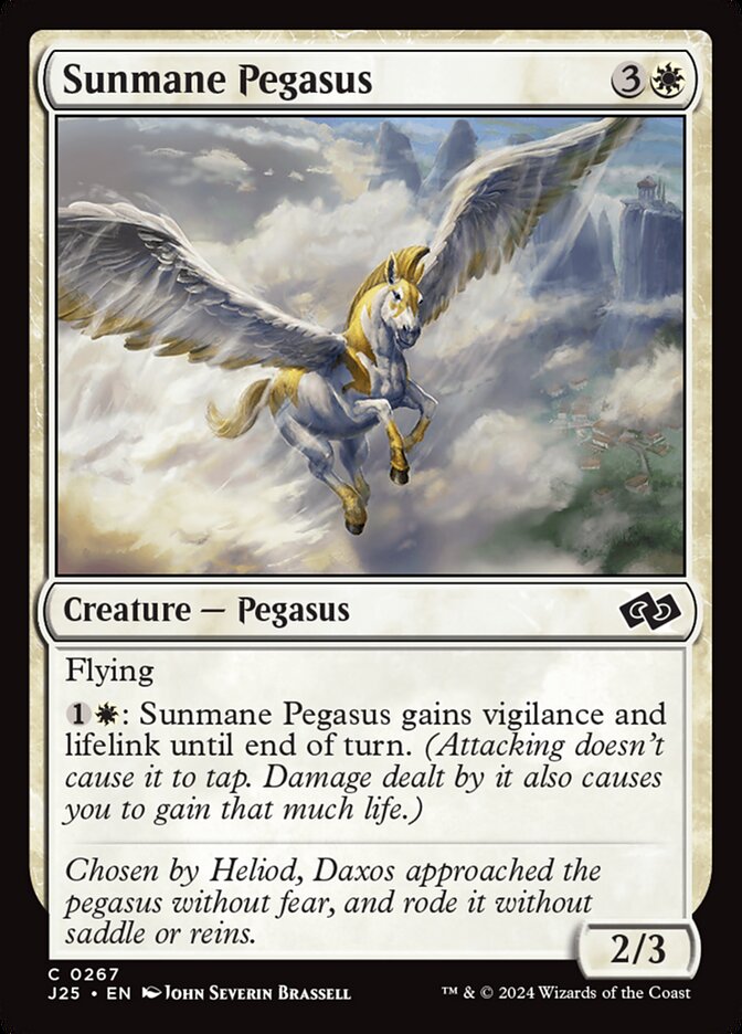 Sunmane Pegasus — Foundations Jumpstart 267/779