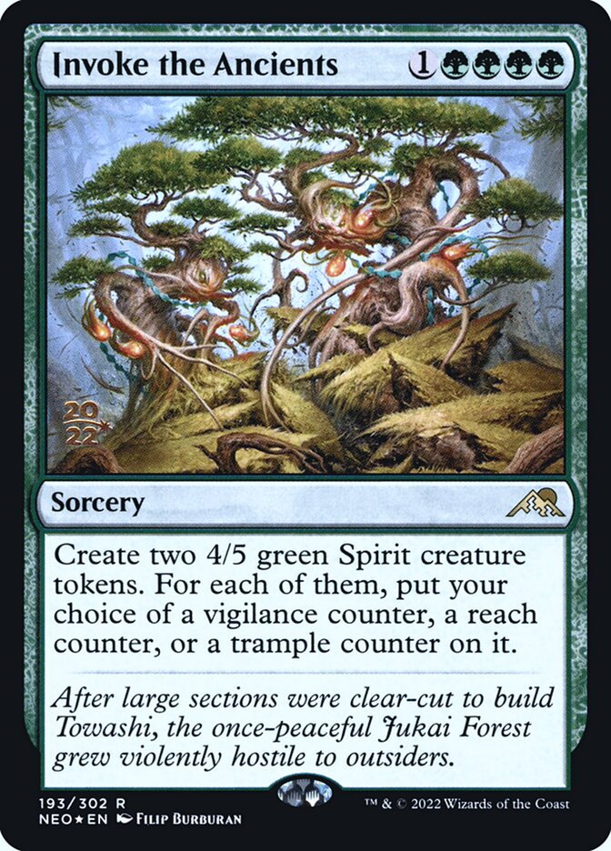 Invoke the Ancients — Kamigawa: Neon Dynasty Promos 193s/148