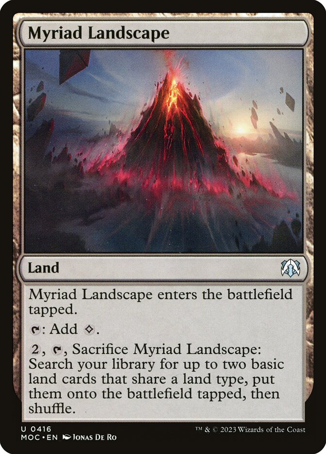 Myriad Landscape — March of the Machine Commander 416/450
