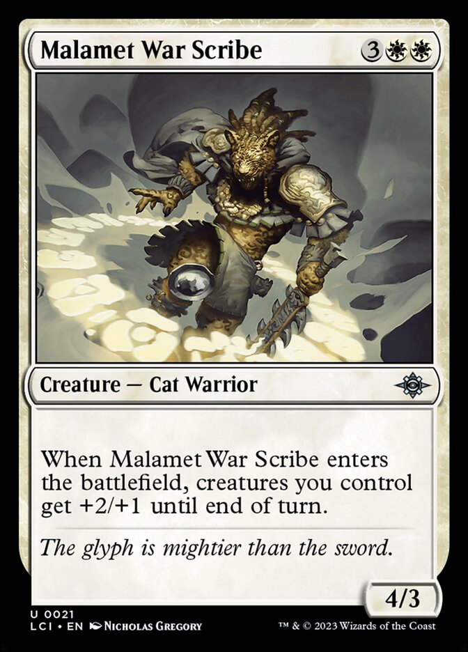 Malamet War Scribe — The Lost Caverns of Ixalan 21/416