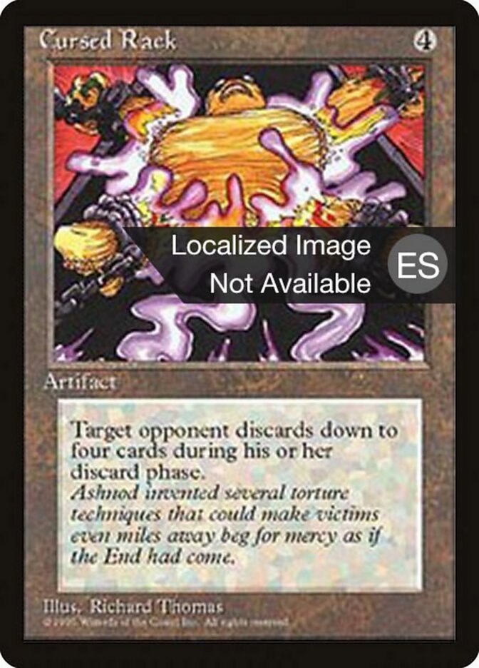 Cursed Rack — Fourth Edition Foreign Black Border 312/378