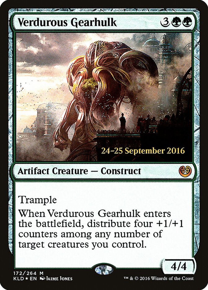 Verdurous Gearhulk — Kaladesh Promos 172s/83