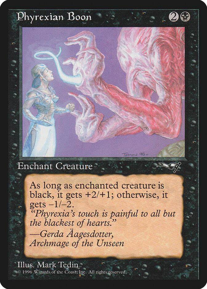 Phyrexian Boon — Alliances 58a/199
