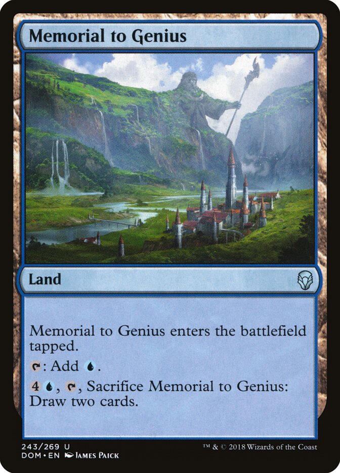 Memorial to Genius — Dominaria 243/280