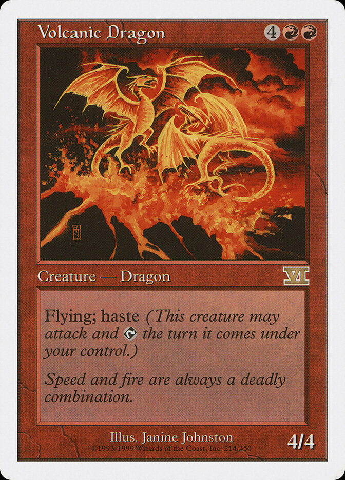 Volcanic Dragon — Classic Sixth Edition 214/351