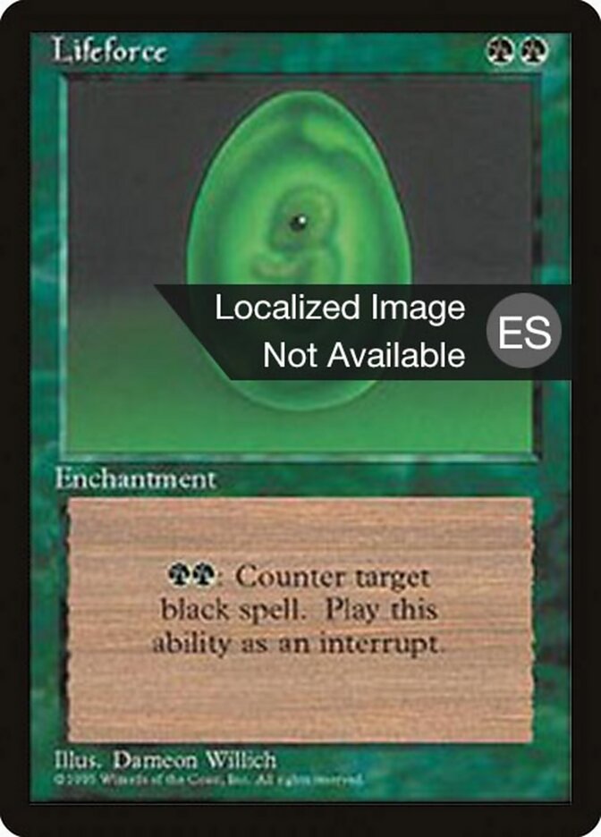 Lifeforce — Fourth Edition Foreign Black Border 257/378