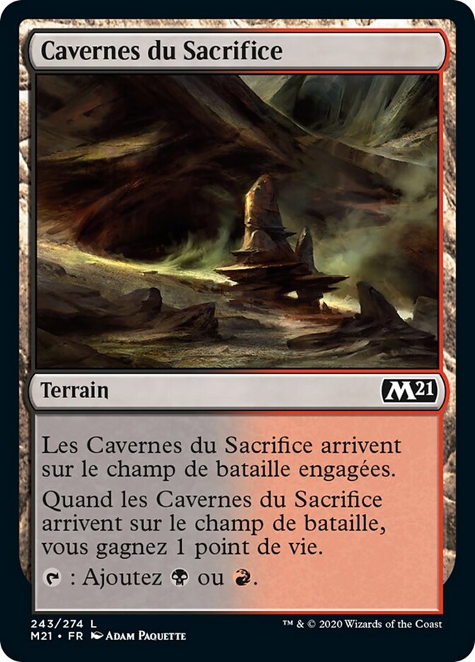 Cavernes du Sacrifice — Core Set 2021 243/397