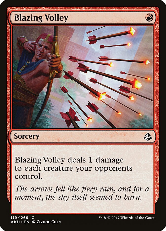 Blazing Volley — Amonkhet 119/287
